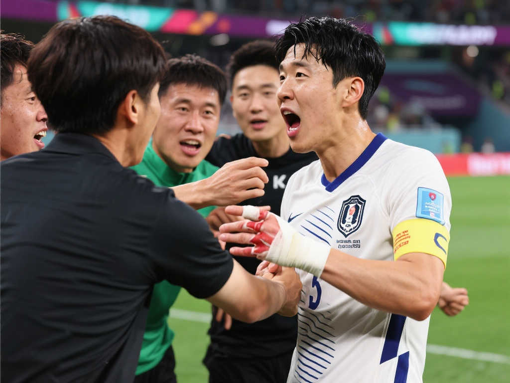 太阳报：亚洲杯失利前，孙兴慜与队友争执致手指脱臼